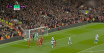 De Gea and Alexander-Arnold square up during Liverpool goal celebration