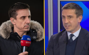 Gary Neville admits to ‘unprofessional’ commentary during Liverpool vs Man Utd