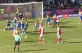 Wimbledon concede bizarre equaliser after ‘keeper gives away idiotic free kick