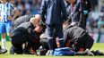 Tino Livramento given oxygen and stretchered off in Brighton draw