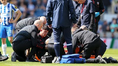 Tino Livramento given oxygen and stretchered off in Brighton draw