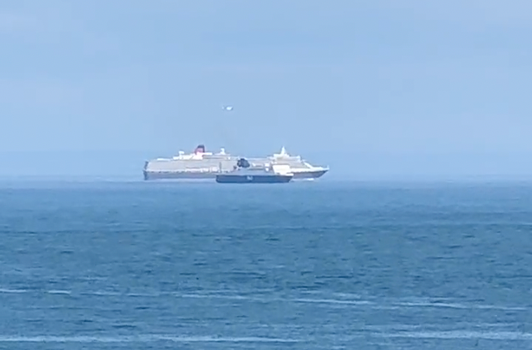 P&O ferry stranded off Irish coast