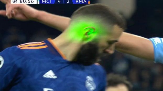 Benzema laser penalty