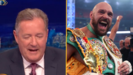 Piers Morgan left hanging by Tyson Fury in painfully awkward exchange