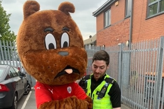 Barnsley mascot arrested