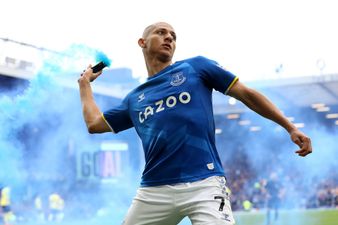 Richarlison throws lit flare into crowd during goal celebration