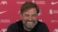 Jurgen Klopp laughs at Pep Guardiola’s claim that everyone supports Liverpool