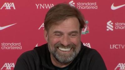 Jurgen Klopp laughs at Pep Guardiola’s claim that everyone supports Liverpool