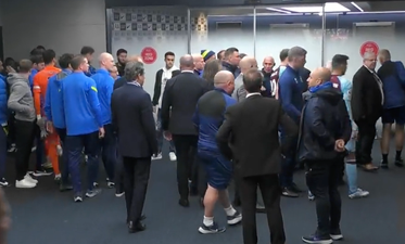 Burnley’s Phil Bardsley in heated tunnel exchange after controversial Spurs penalty