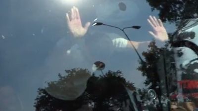 Zlatan Ibrahimovic smashed window of AC Milan bus while greeting fans