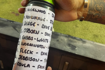 Brice Samba’s perfect penalty shoot-out plan revealed on goalkeeper’s water bottle