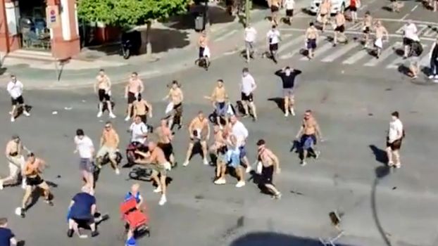 Rangers Frankfurt fans