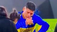 Former Man Utd man Marcos Rojo enjoys cigarette and beer on pitch after cup win
