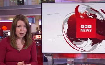 BBC trainee accidentally posts mocking Man United message live on TV