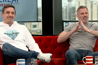 Carragher reveals Neville’s hilarious half-time texts on final day of season