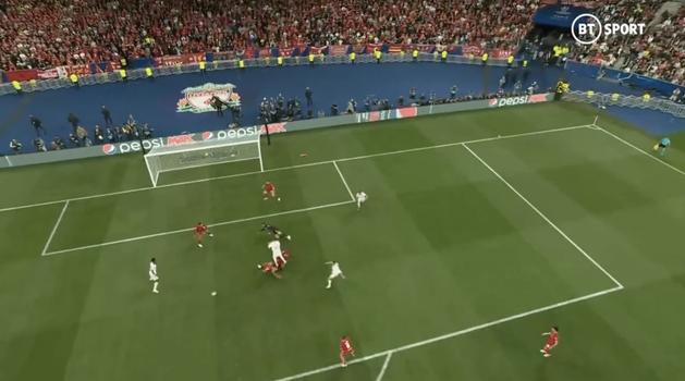 Benzema goal Liverpool