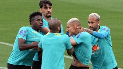 Richarlison and Vinicius ‘separated by Brazil teammates after training fight’