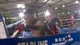 Boxer taken to hospital after punching invisible opponent during title fight