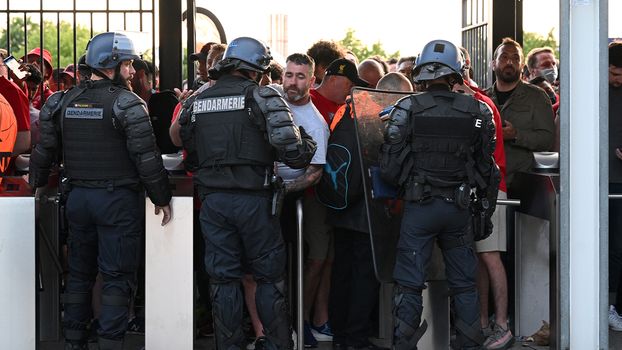 CCTV footage Stade de France destroyed