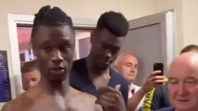 ‘Classy’ Eduardo Camavinga gifts France shirts to Ukrainian opponents