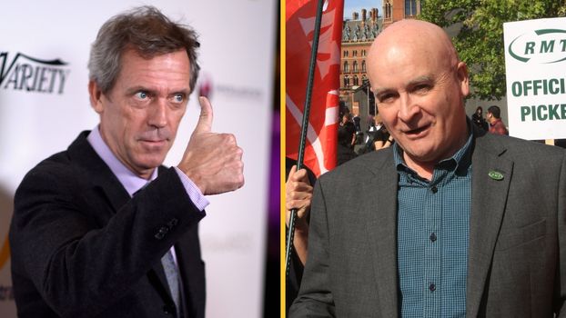 Hugh Laurie praises Mick Lynch