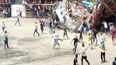 At least four dead, including a baby, as stand collapses at bullfight in Colombia