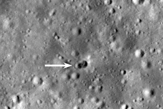 NASA shares images of unidentified spacecraft crashed on Moon