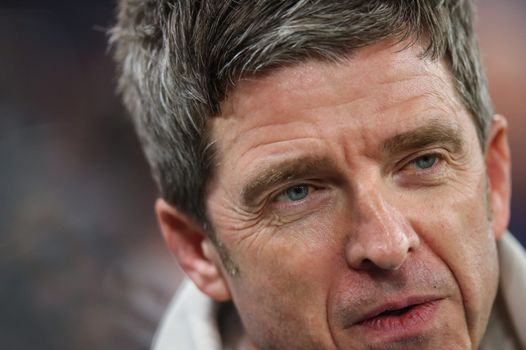 MANCHESTER, ENGLAND - NOVEMBER 24: Noel Gallagher, former band member of 90s Manchester britpop band Oasis and lead singer of Noel Gallaghers High flying birds and brother of Liam Gallagher ahead of the UEFA Champions League group A match between Manchester City and Paris Saint-Germain at Etihad Stadium on November 24, 2021 in Manchester, United Kingdom. (Photo by Robbie Jay Barratt - AMA/Getty Images)