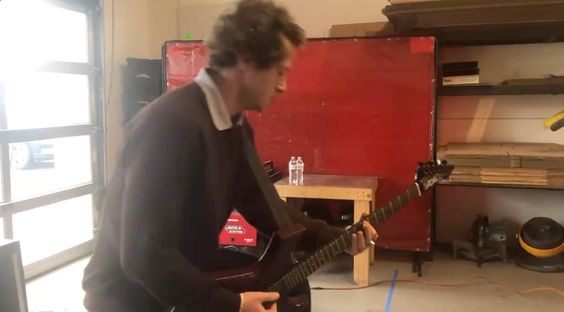 Joseph Quinn playing Master of Puppets