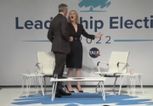 Microphone picks up fiery spat between Tom Newton Dunn and Liz Truss following leadership debate
