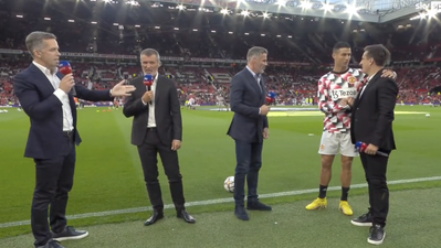 Gary Neville shoots down Piers Morgan’s theory about pre-match Ronaldo exchange