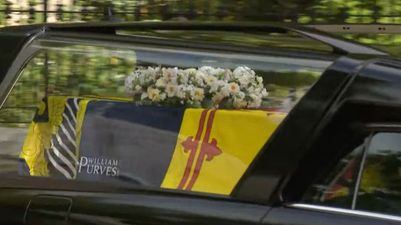Queen’s coffin seen for the first time as monarch leaves Balmoral forever