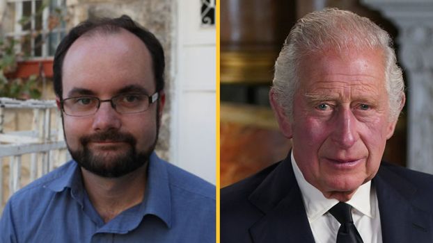 Left-wing author Symon Hill arrested after asking 'who elected him?' at proclamation of King Charles