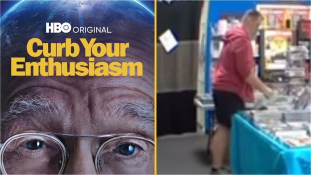 Video shows Curb Your Enthusiasm star allegedly stealing pricey comics from store in the US
