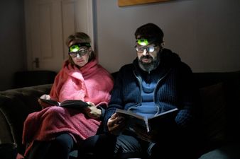 Dad makes wife and kids wear head torches and only turns heating on once a week
