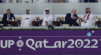 Outrage as FIFA boss seen laughing with controversial Saudi Arabian Crown Prince