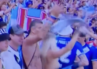 Topless Argentina fan faces possible jail time after BBC show raunchy celebration