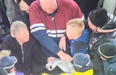 Father of Newcastle fan defends woman who tried to grab shirt out of son’s hands