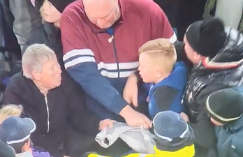 Father of Newcastle fan defends woman who tried to grab shirt out of son’s hands