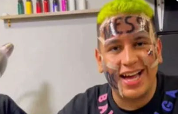 Lionel Messi fan regrets getting his name tattooed on his face