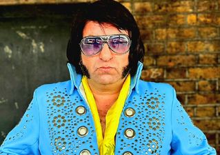 Bus inspector spends £10k redundancy package to ‘become Elvis’