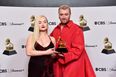 Kim Petras holds back tears as she becomes first trans woman to win Grammy for Best Pop Duo