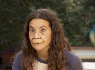 Model whose lip was bitten off by dog shows off transformation after six surgeries