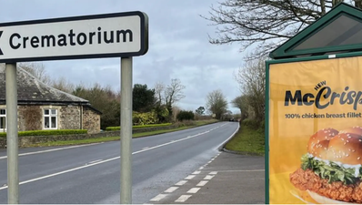 McDonald’s to remove ‘tasteless’ sign outside crematorium