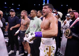Tommy Fury breaks down in tears after beating Jake Paul and dedicates victory to baby Bambi