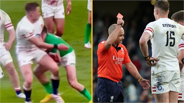 Freddie Steward red card