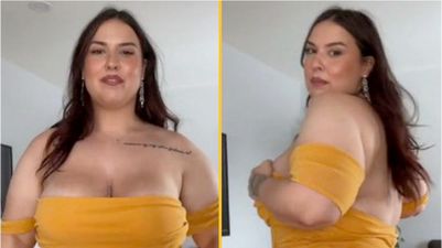 ‘My 55-inch bum is so big I hid bottles of booze in it when I go clubbing’