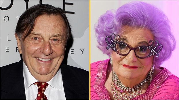 Barry Humphries in hospital
