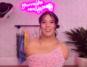 Trans woman born without limbs and abandoned as a baby now inspires millions with makeup tutorials