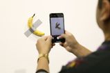 Hungry student eats famous artwork of banana duct-taped to museum wall